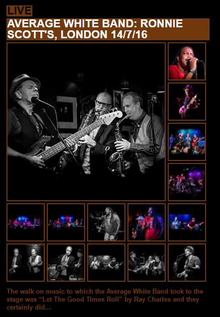AWB Gig Review Ronnie Scotts